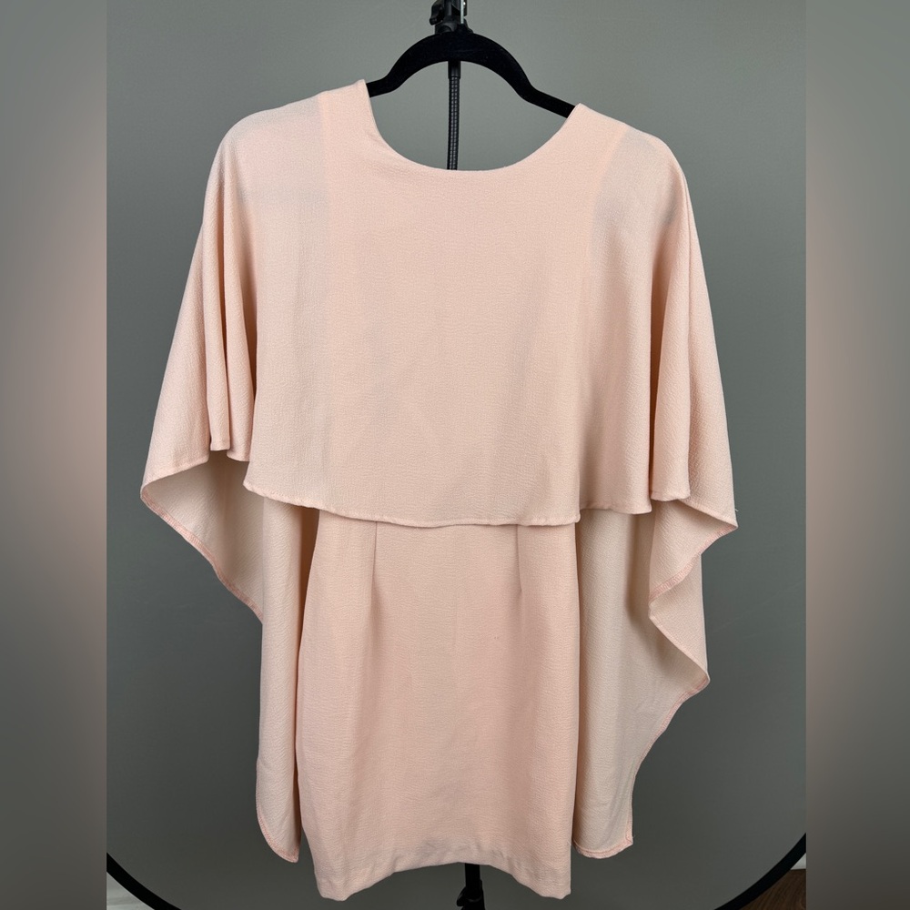 LULUS XS blush dress back cutout